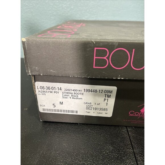 Corkys Boutique Boots Womens Sz 9M Black Vegan Leather Waterproof Easy Clean - Picture 2 of 7